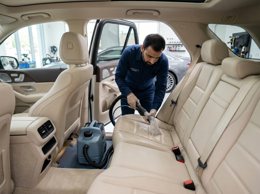 car cleaning technician cleaning… 202607312111